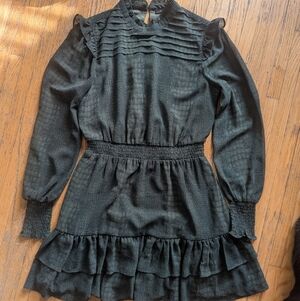 Dynamite M Dark Green Mini Dress